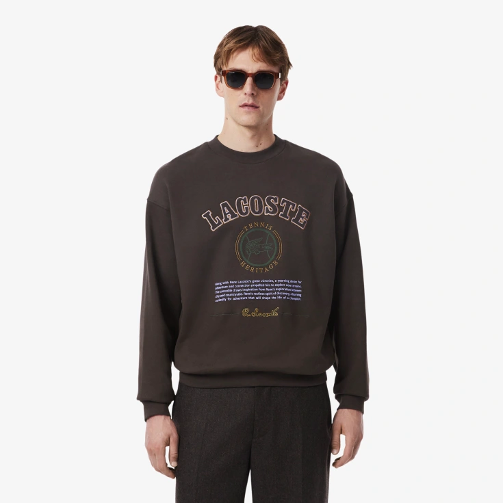 Мужской хлопковый свитшот Lacoste