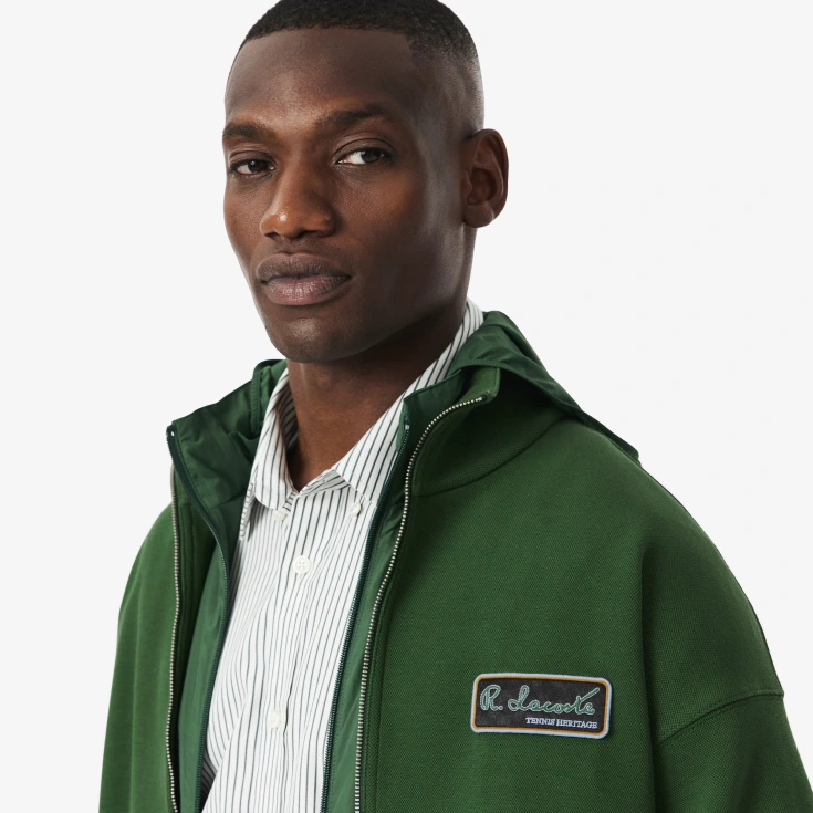 Мужской хлопковый свитшот Lacoste Loose Fit