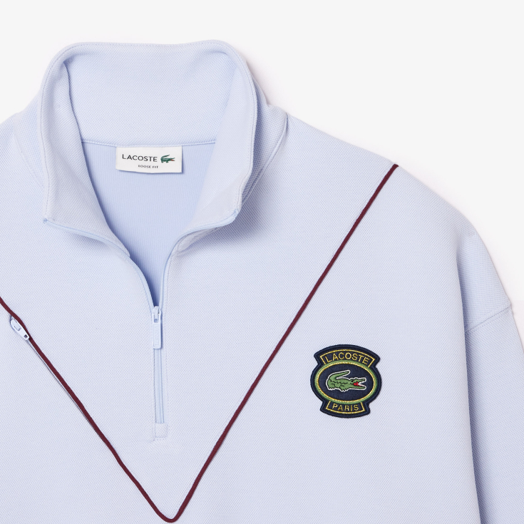 Хлопковая толстовка Lacoste Unisex Loose Fit