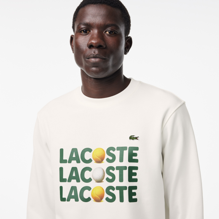 Мужской флисовый свитшот Lacoste