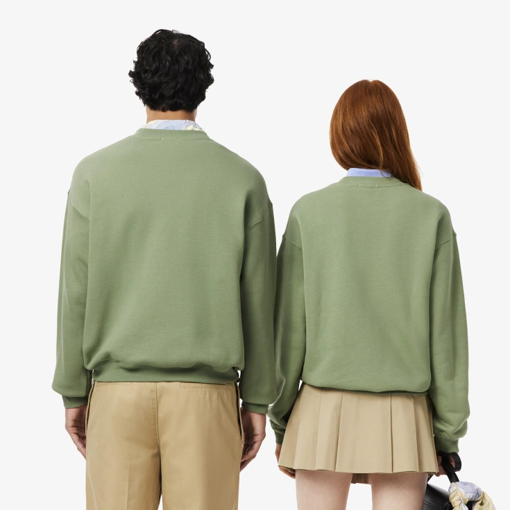 Хлопковый свитшот Lacoste Loose Fit Unisex