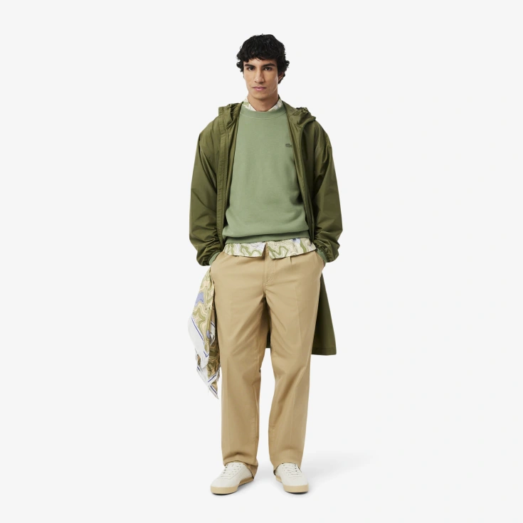 Хлопковый свитшот Lacoste Loose Fit Unisex