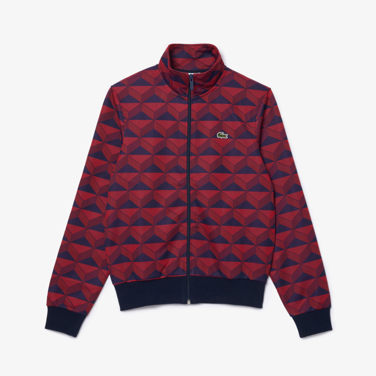 Жаккардовая толстовка Lacoste Unisex на молнии