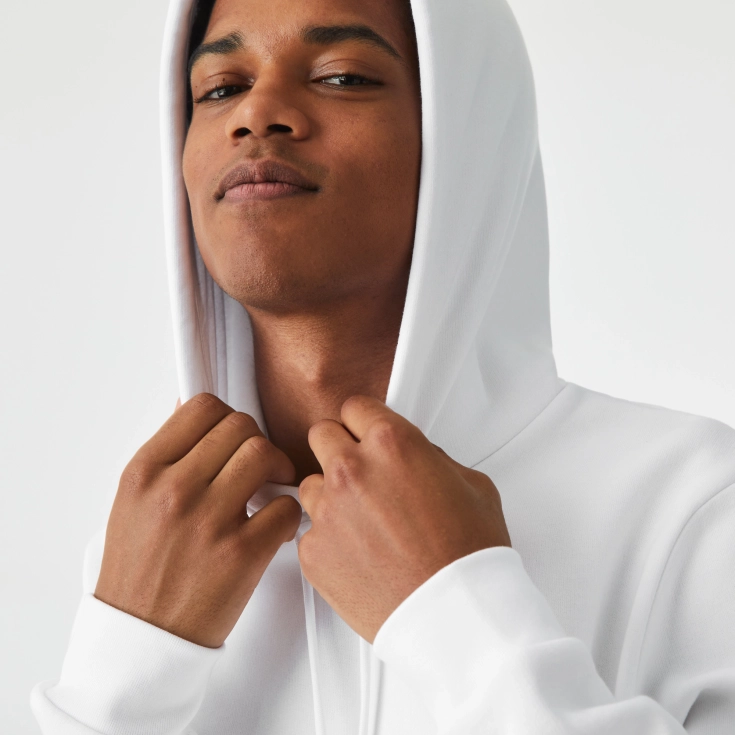 Мужское худи Lacoste Classic Fit с флисом