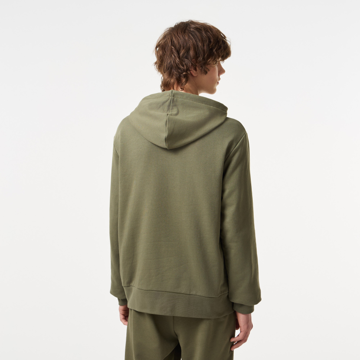 Мужская толстовка - худи  Lacoste Classic Fit из органического хлопка