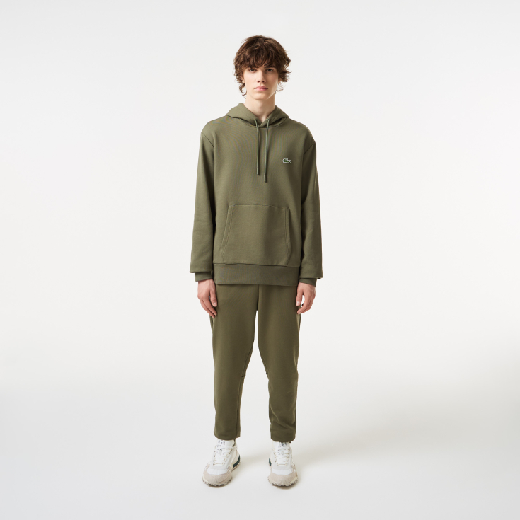 Мужская толстовка - худи  Lacoste Classic Fit из органического хлопка