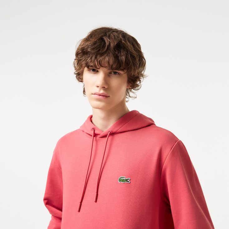 Мужская толстовка - худи  Lacoste Classic Fit из органического хлопка