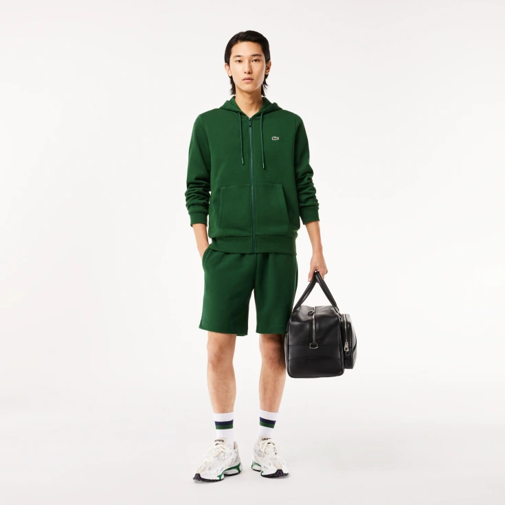 Мужская флисовая толстовка Lacoste на молнии
