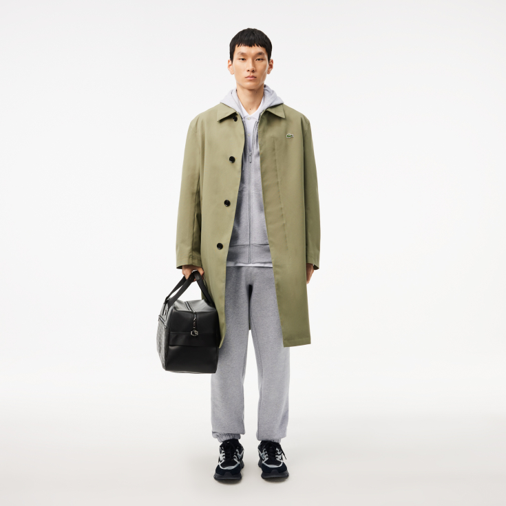 Мужская флисовая толстовка Lacoste на молнии