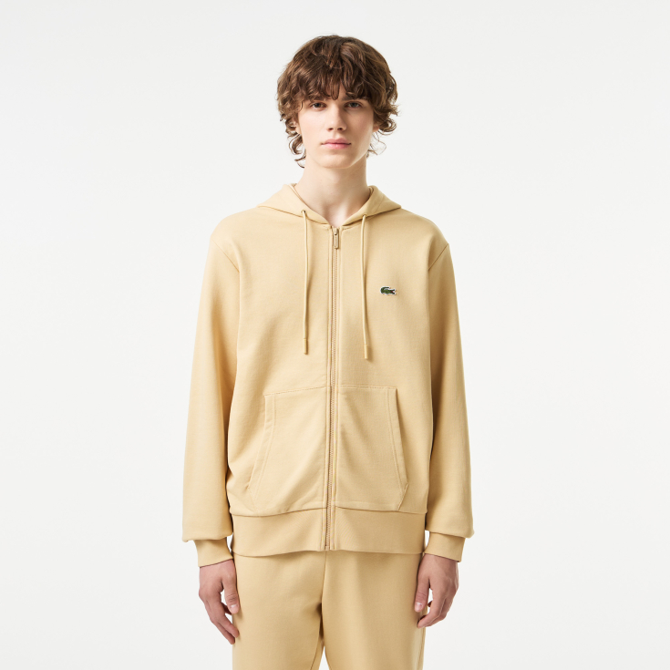 Мужская флисовая толстовка Lacoste на молнии