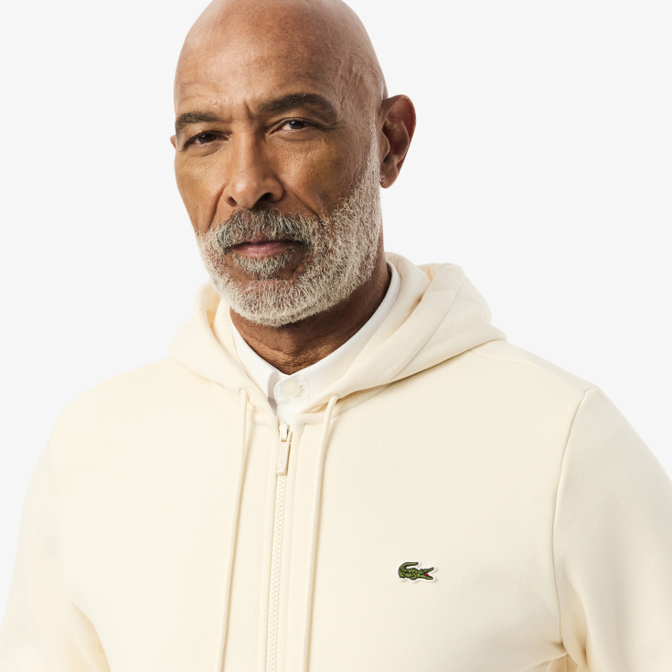 Мужская флисовая толстовка Lacoste на молнии