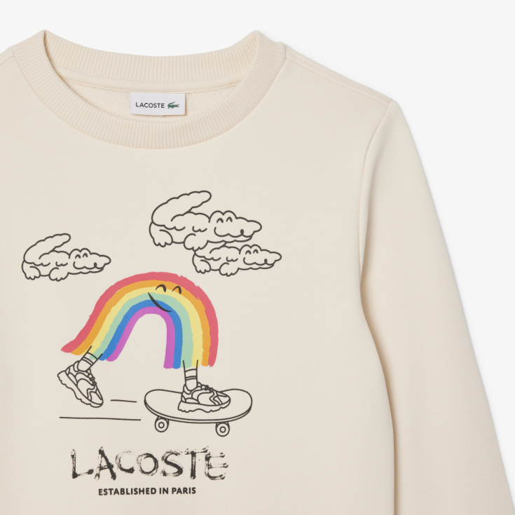 Детский флисовый свитшот Lacoste