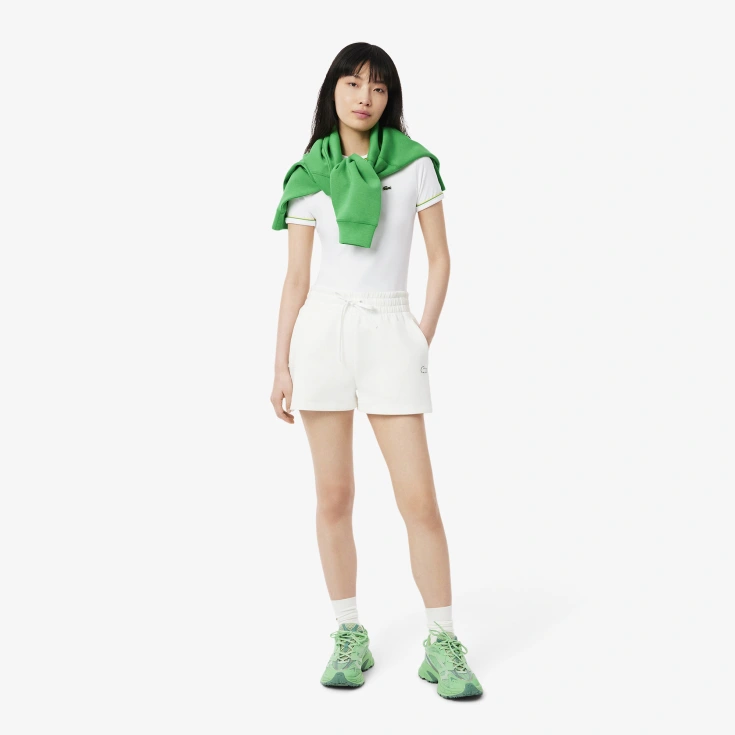 Женская хлопковая футболка Lacoste