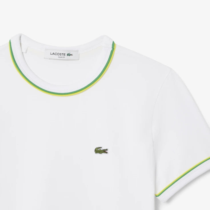 Женская хлопковая футболка Lacoste