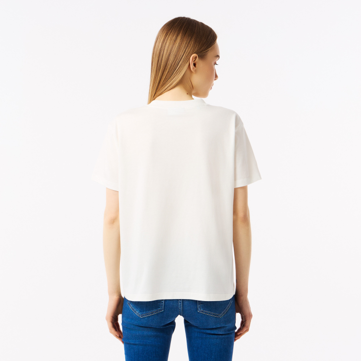 Женская футболка Lacoste SPORT из органического хлопка