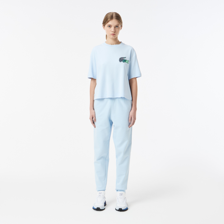 Женская футболка Lacoste из хлопка