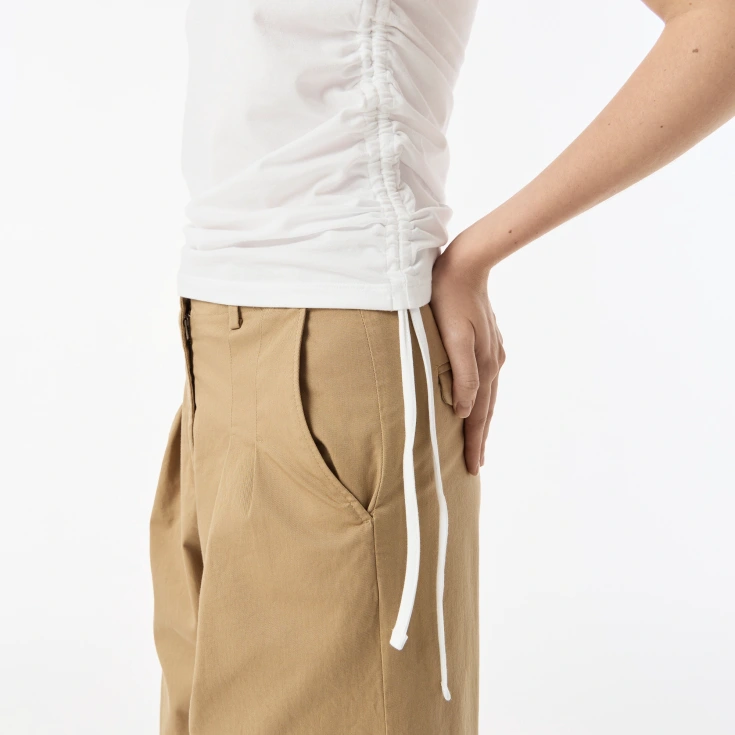 Женский топ Lacoste из эластичного хлопка