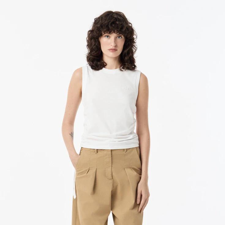 Женский топ Lacoste из эластичного хлопка