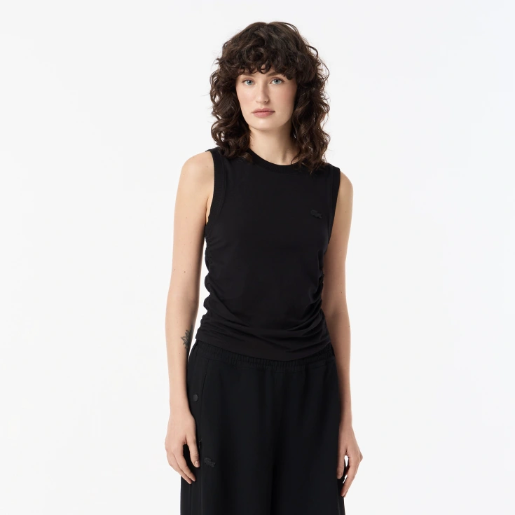 Женский топ Lacoste из эластичного хлопка