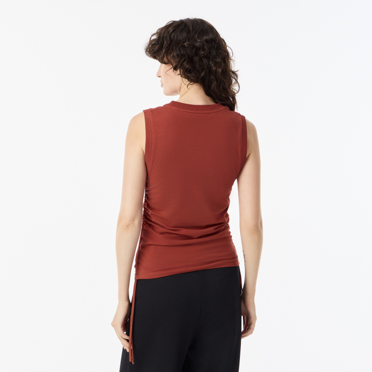 Женский топ Lacoste из эластичного хлопка