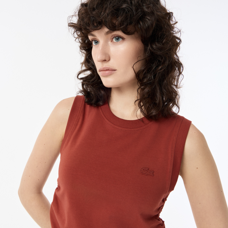 Женский топ Lacoste из эластичного хлопка