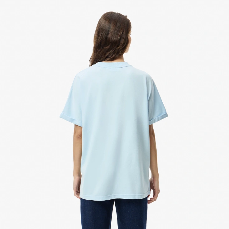 Женская футболка Lacoste из хлопка