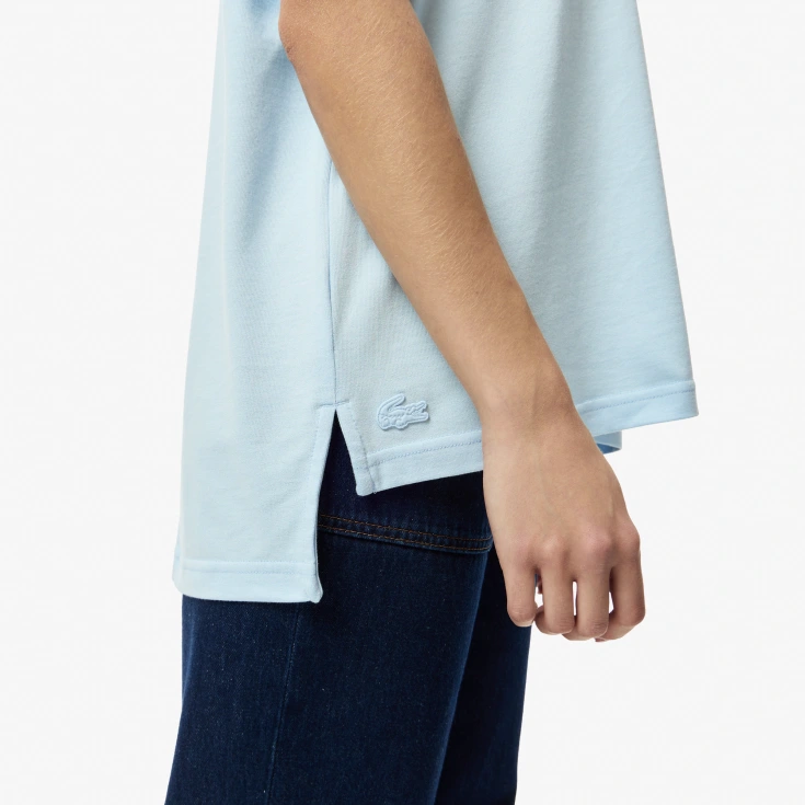 Женская футболка Lacoste из хлопка