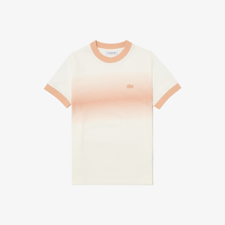 Женская футболка Lacoste из хлопка