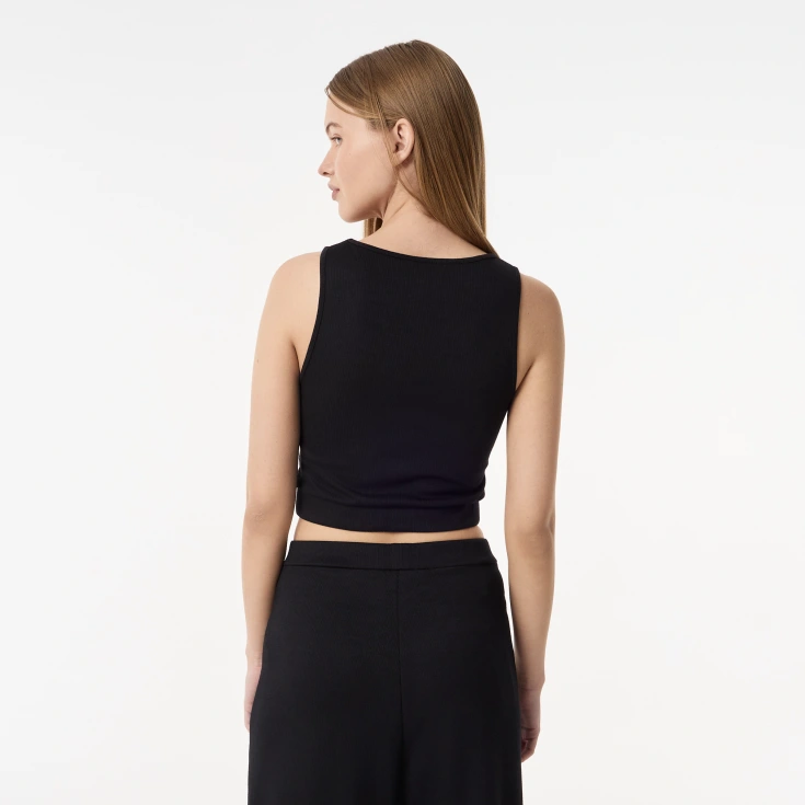 Женский топ Lacoste из хлопка