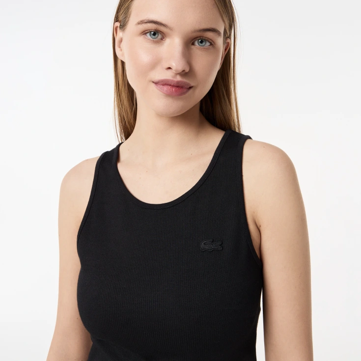 Женский топ Lacoste из хлопка