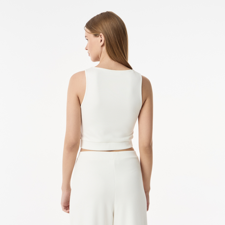 Женский топ Lacoste из хлопка