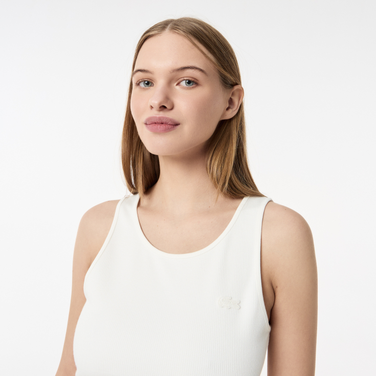 Женский топ Lacoste из хлопка