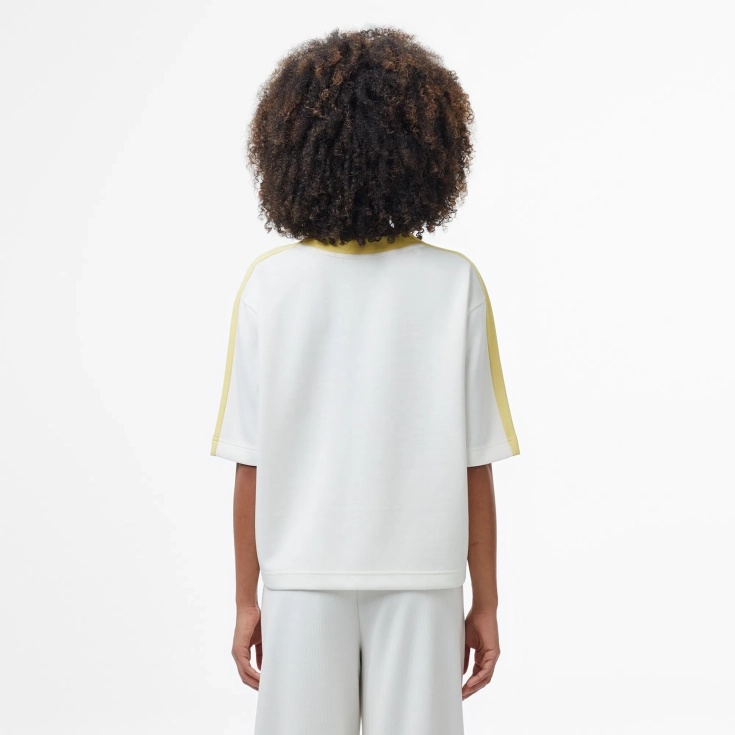 Женская эластиная футболка Lacoste