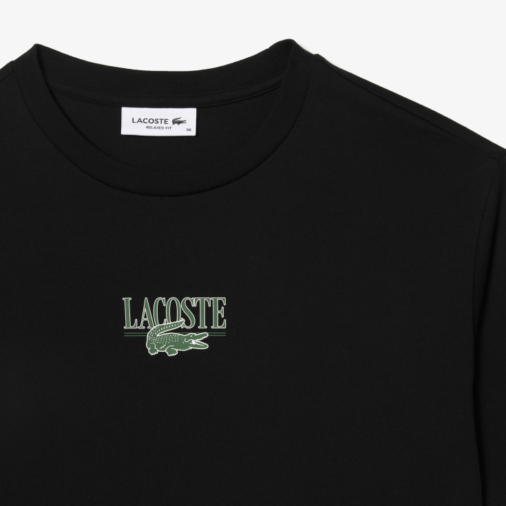 Женская футболка Lacoste с принтом Lacoste