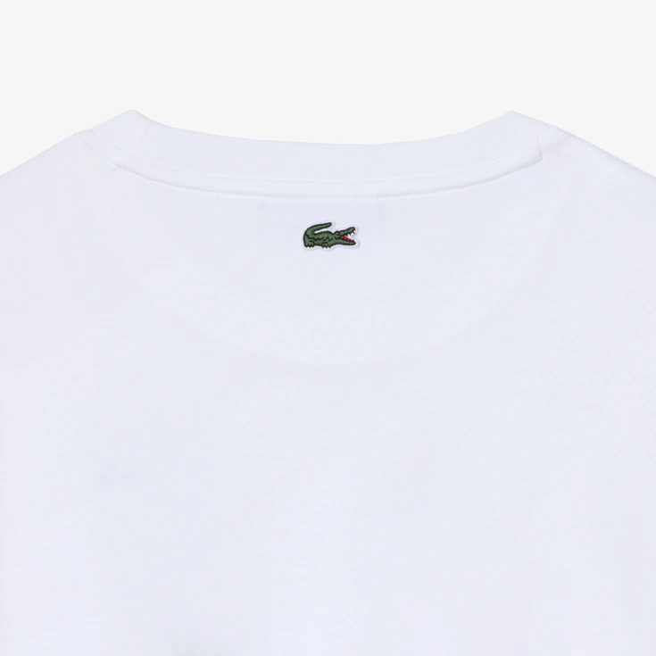 Женская футболка Lacoste из хлопка