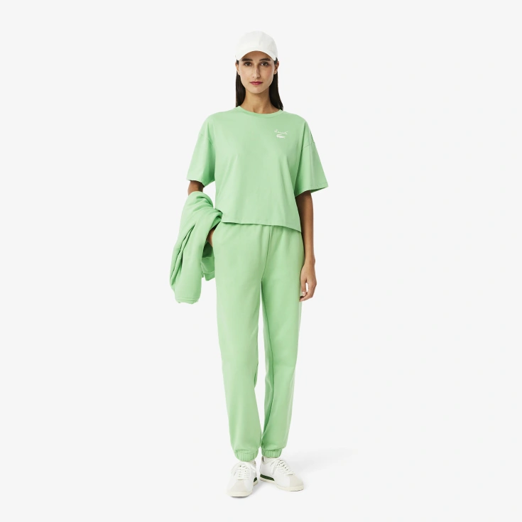 Женская футболка Lacoste из хлопка