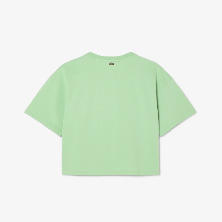 Женская футболка Lacoste из хлопка