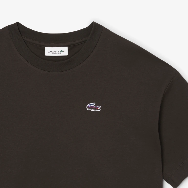 Женская хлопковая футболка Lacoste