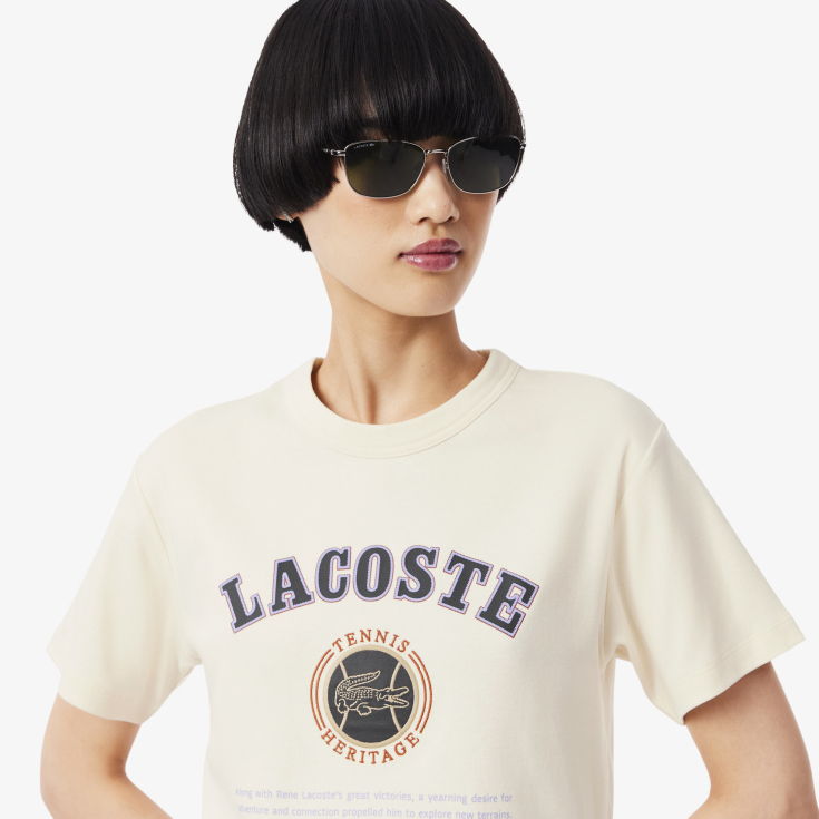 Женская Футболка Lacoste Regular Fit