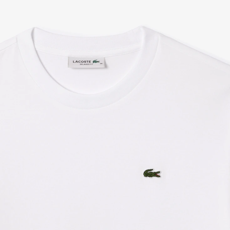 Женская Футболка Lacoste Loose Fit из мягкого хлопка