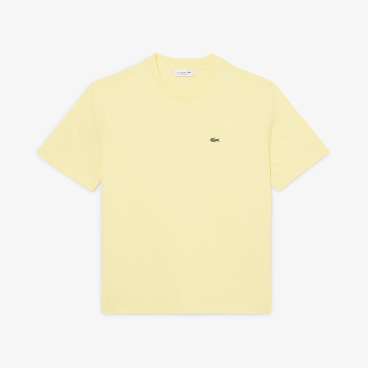 Женская футболка Lacoste Loose Fit из мягкого хлопка