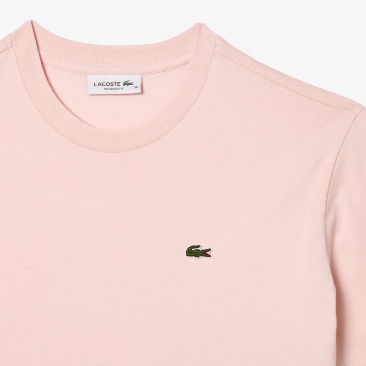 Женская футболка Lacoste Loose Fit из мягкого хлопка