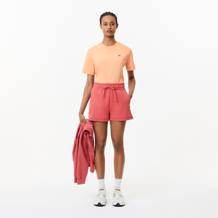 Женская футболка Lacoste Loose Fit из мягкого хлопка