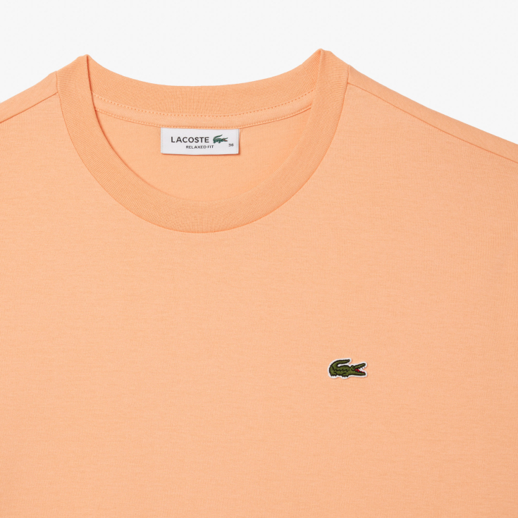 Женская футболка Lacoste Loose Fit из мягкого хлопка