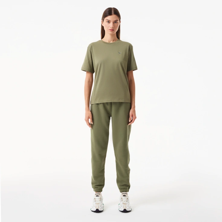 Женская футболка Lacoste Loose Fit из мягкого хлопка