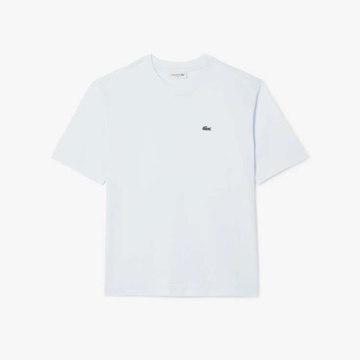 Женская футболка Lacoste Loose Fit из мягкого хлопка
