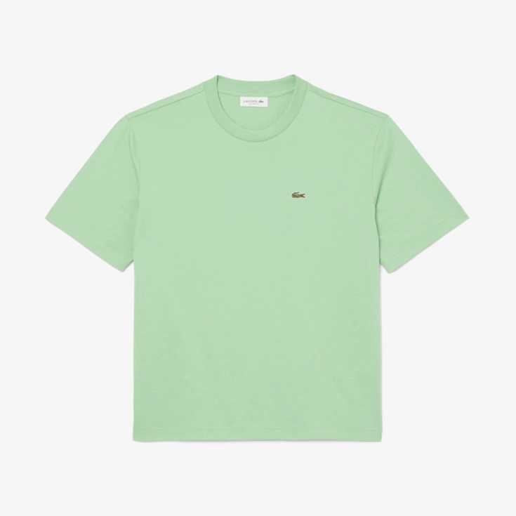 Женская футболка Lacoste Loose Fit из мягкого хлопка