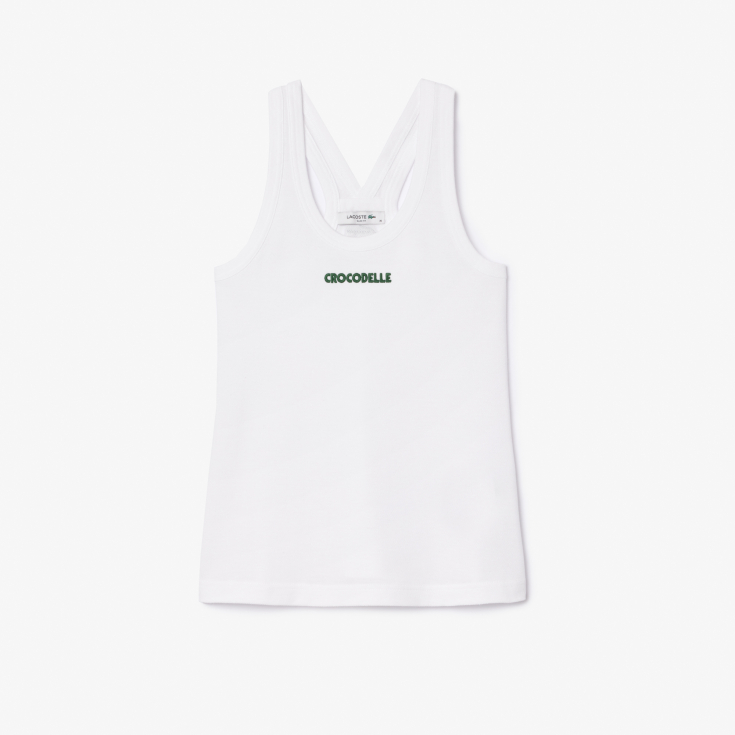 Женский спортивный топ Lacoste из хлопка