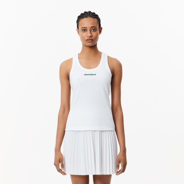 Женский спортивный топ Lacoste из хлопка