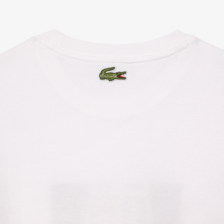 Женская хлопковая футболка Lacoste